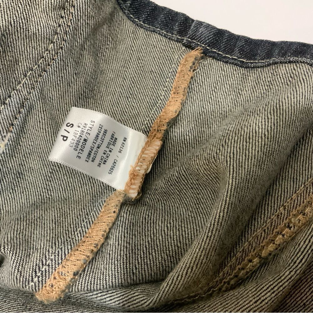 New G by guess Jean jacket size small short sleeves - Picture 8 of 10